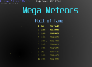 Mega Meteors